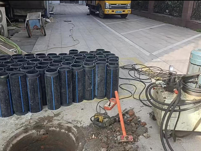 莺歌海镇PE置换管厂家 DN315置换管 非开挖管短管置换